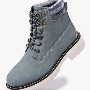 Women's Waterproof Hiking Boots - Lightweight Non-Slip AStylish Blue Men's Boots